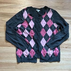 Croft and Barrow argyle cardigan